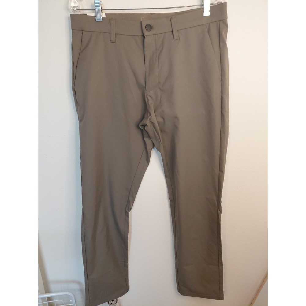 English‎ Laundry Men's Straight Fit Chino Pants Gray 32x32 Flat Front Casual NWT